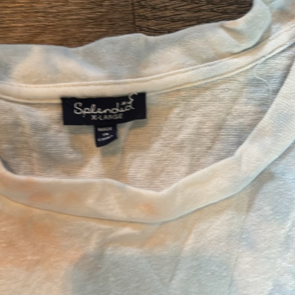 Light color tie dye tee shirt size XL brand splendid - Picture 2 of 8